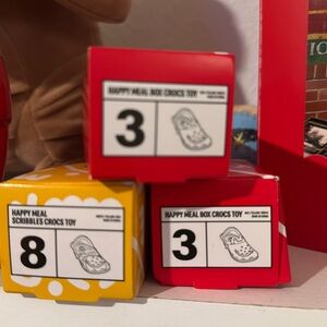 Croc McDonald’s shoes number 3 and 8 sold separately $5.00 each